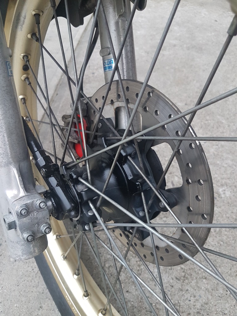 Cerchio oro posteriore Honda Transalp XL600V disco freno